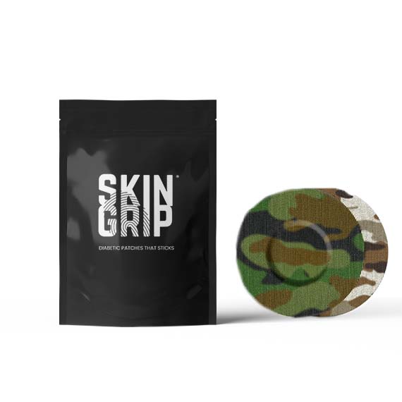 Skin Grip Original Freestyle Libre 3 Adhesive Patches camo