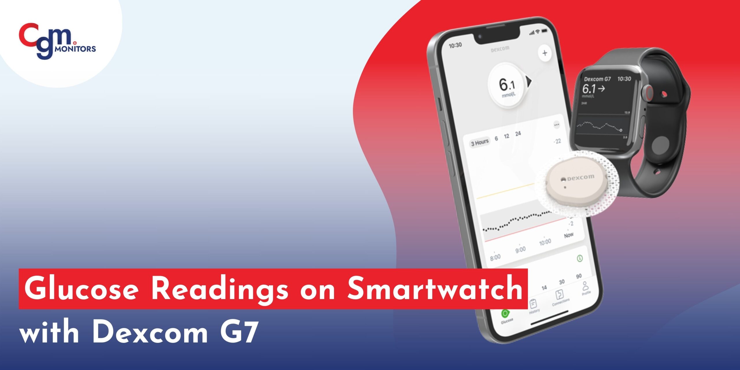 Glucose Readings on Smartwatch with Dexcom G7