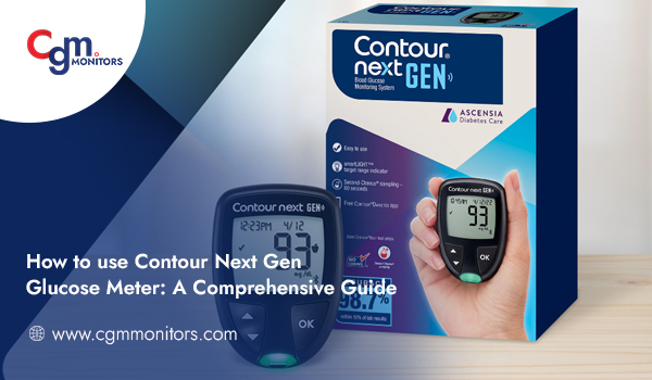 How to use Contour Next Gen Glucose Meter