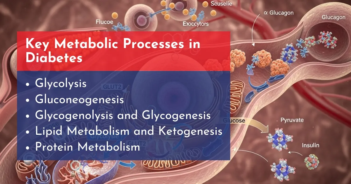 Key Metabolic Processes in Diabetes