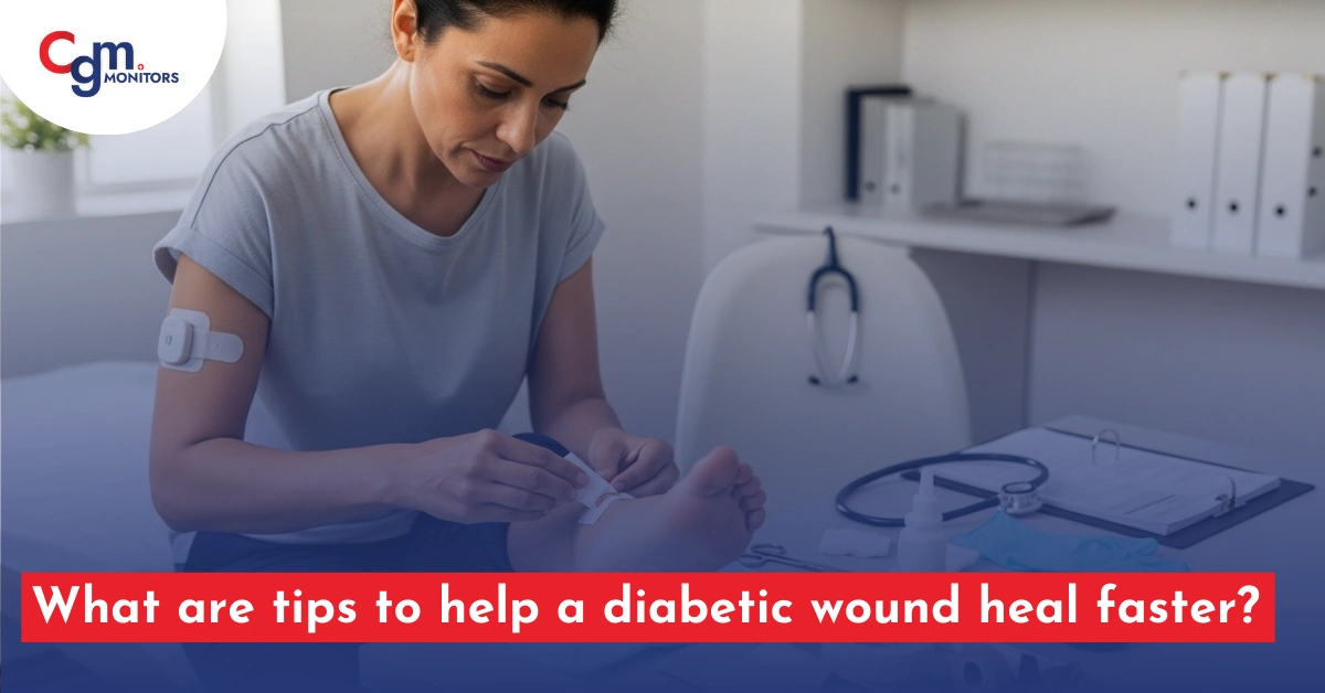 help a diabetic wound heal faster