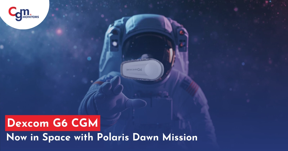 Dexcom G6 in space with polaris