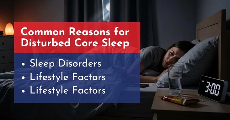 Reasons for Disturbed Core Sleep