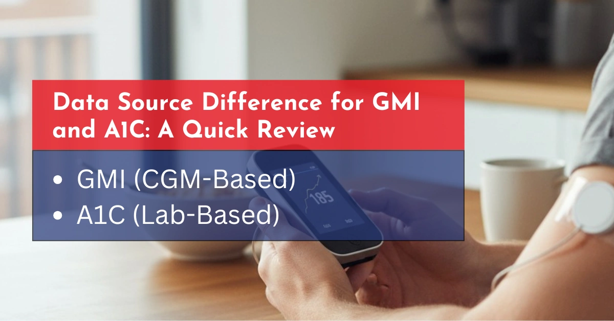 Data Source Differences for GMI vs A1C