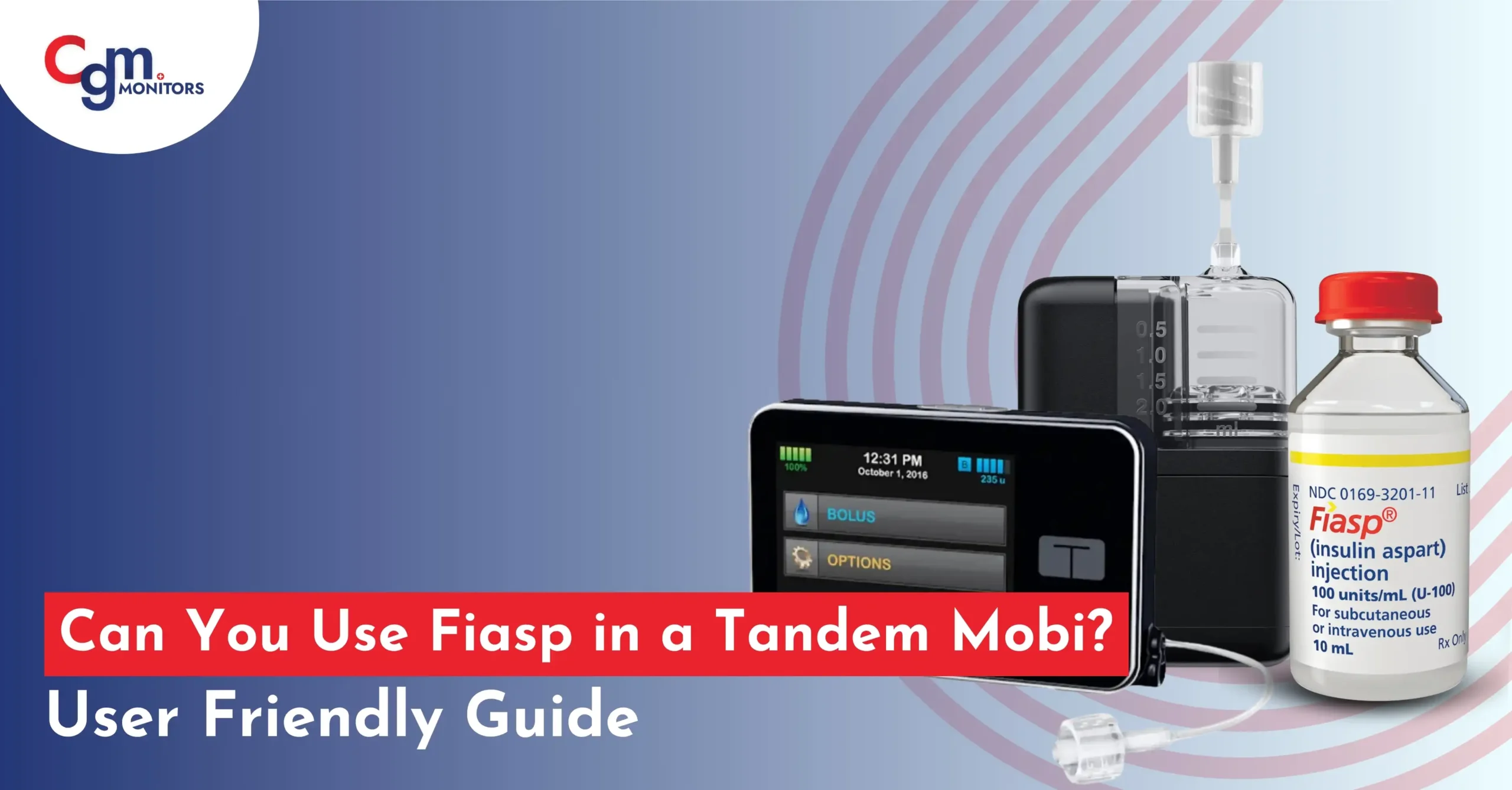 Can you use Fiasp in a tandem Mobi