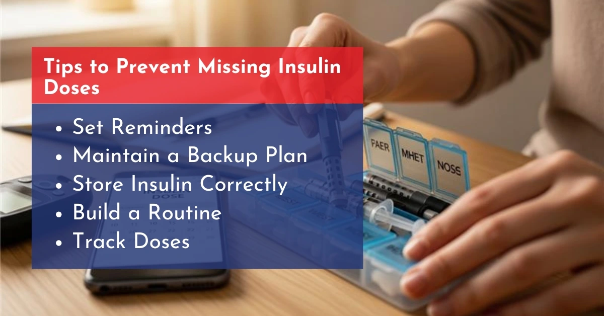 Tips to Prevent Missing Insulin Doses