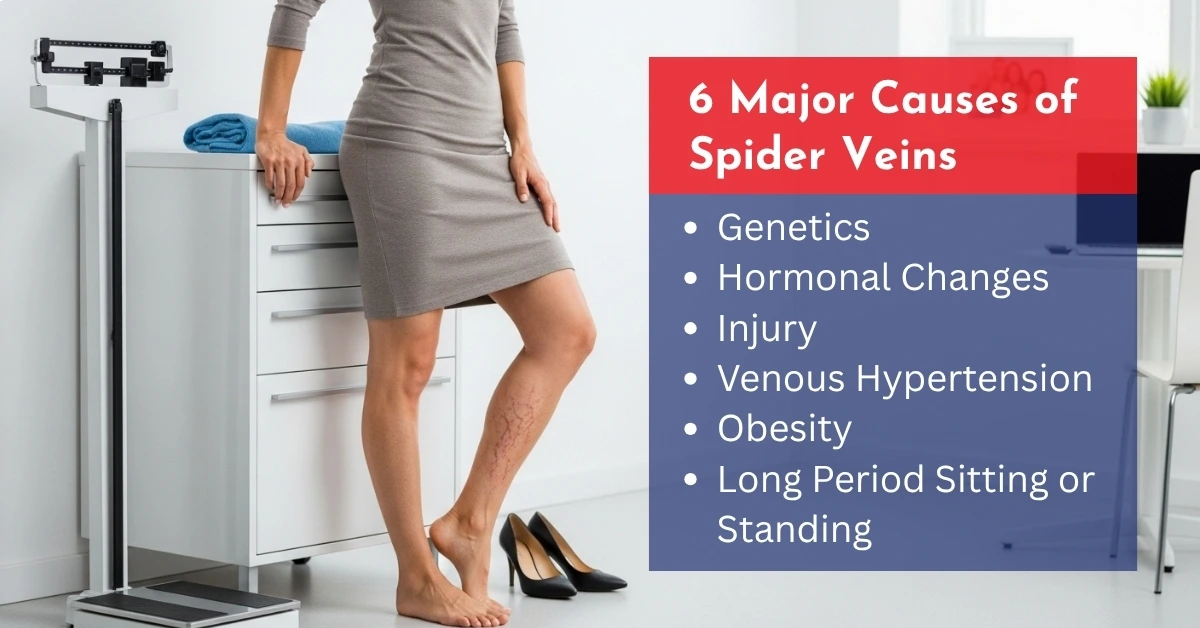 6 Major Causes of Spider Veins