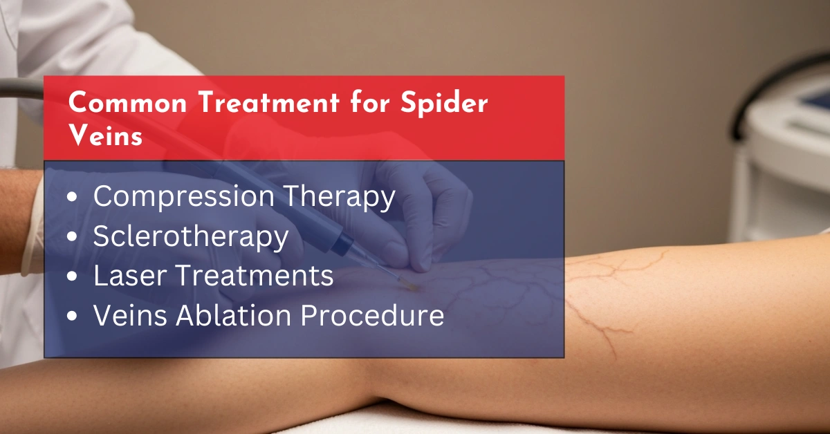 Common  Treatment for Spider Veins