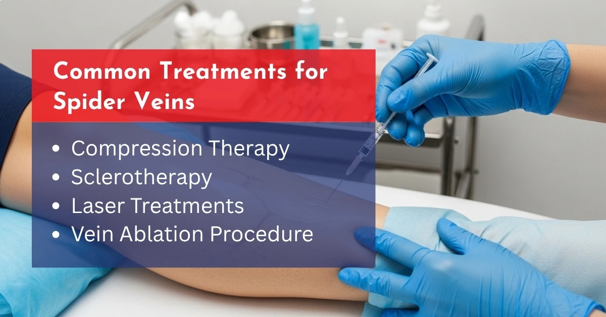 Common Treatments for Spider Veins