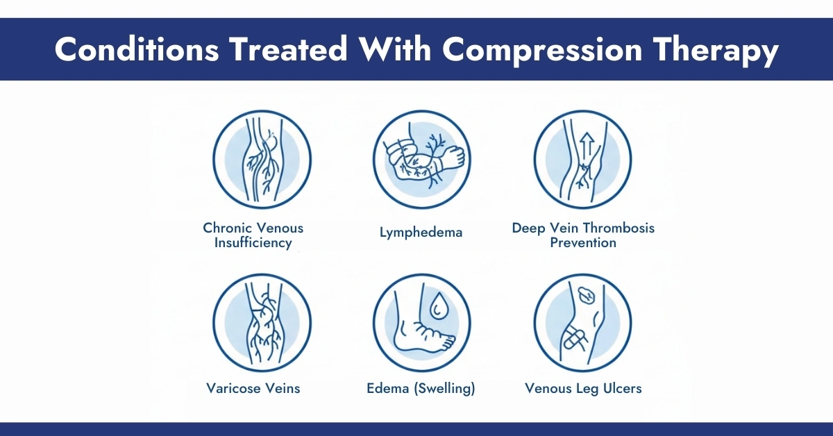Conditions Treated With Compression Therapy