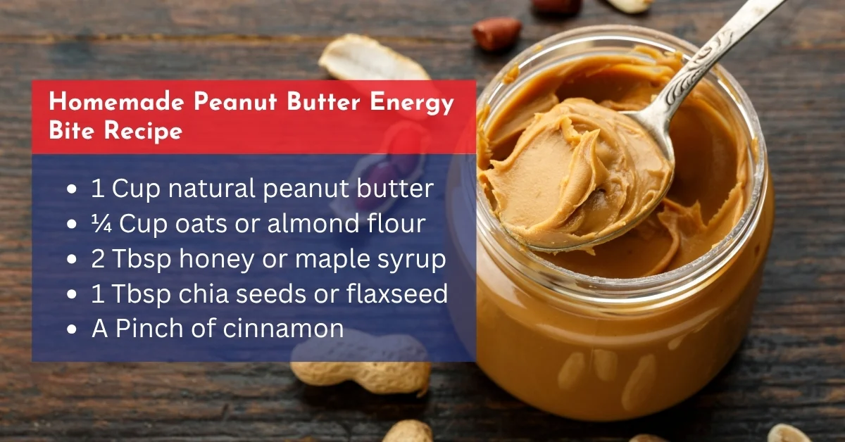 Homemade Peanut Butter Energy Bite Recipe