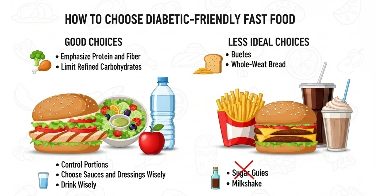 How to Choose Diabetic-Friendly Fast Food