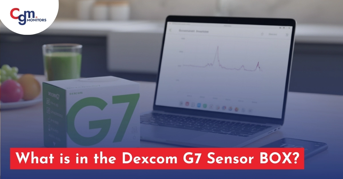 What is in the Dexcom G7 Sensor BOX