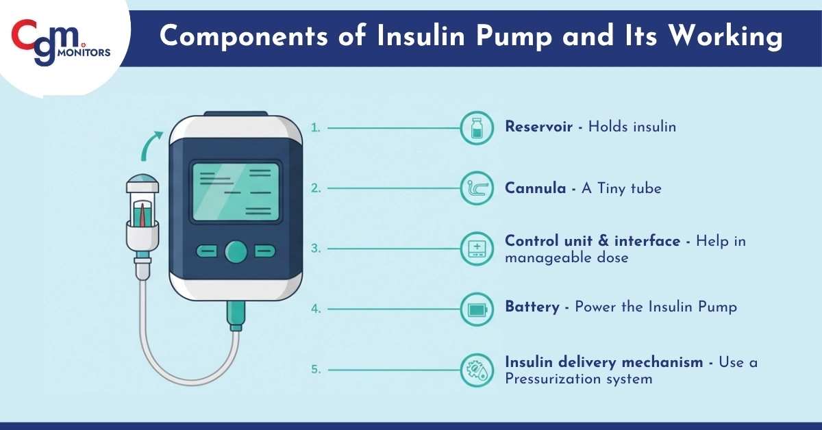 Components of the Insulin Pump and Its Working