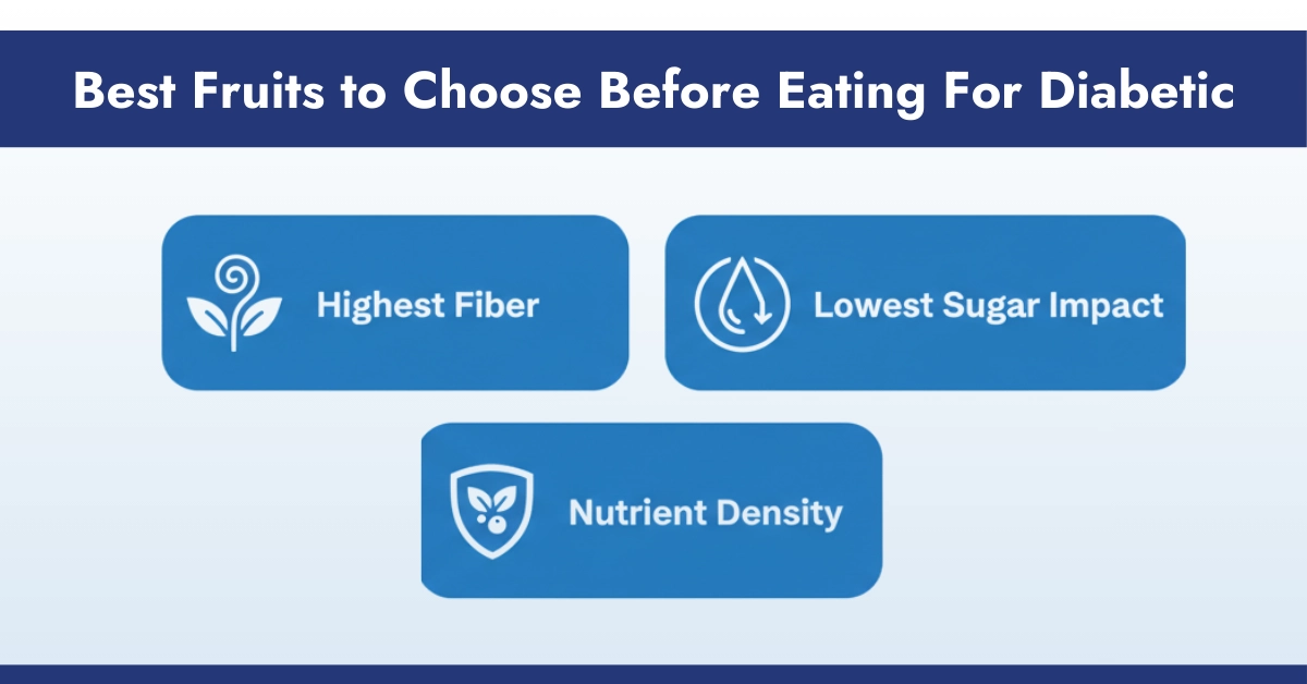 Best Fruits to Choose Before Eating For Diabetic
