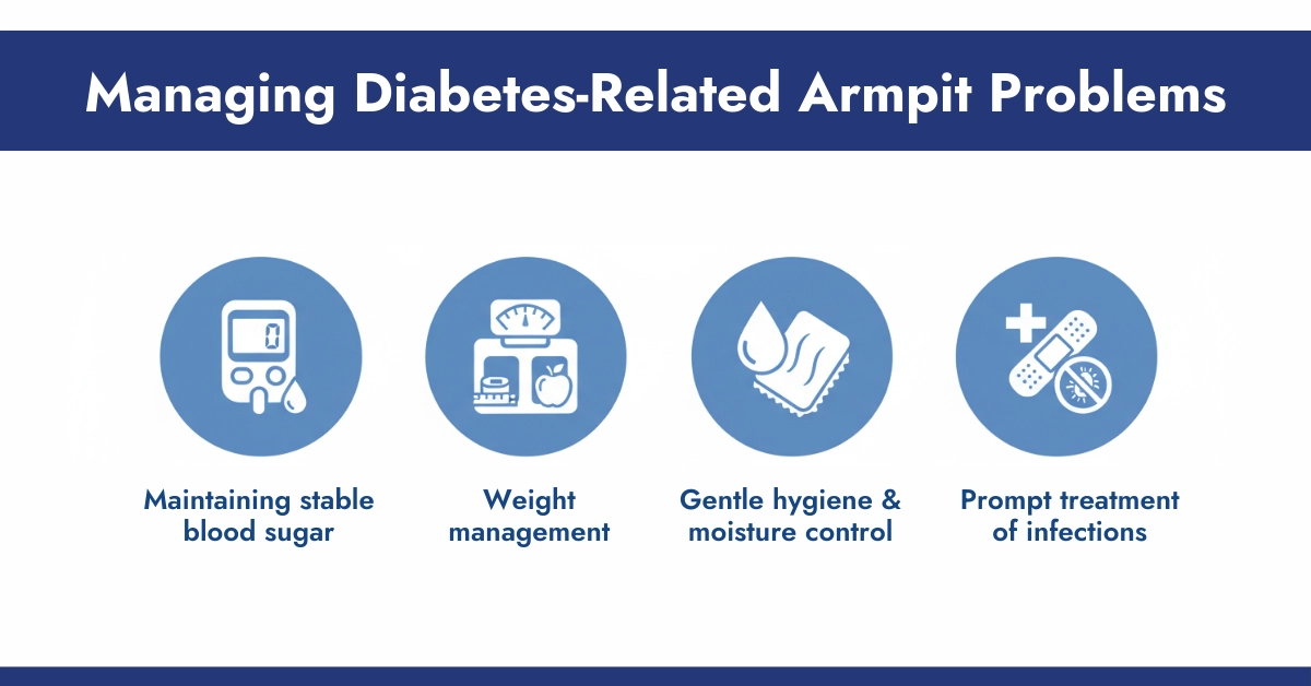 Managing Diabetes-Related Armpit Problems