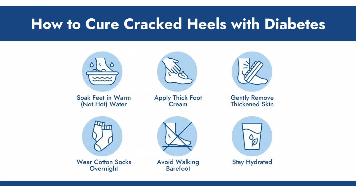 How to Cure Cracked Heels with Diabetes