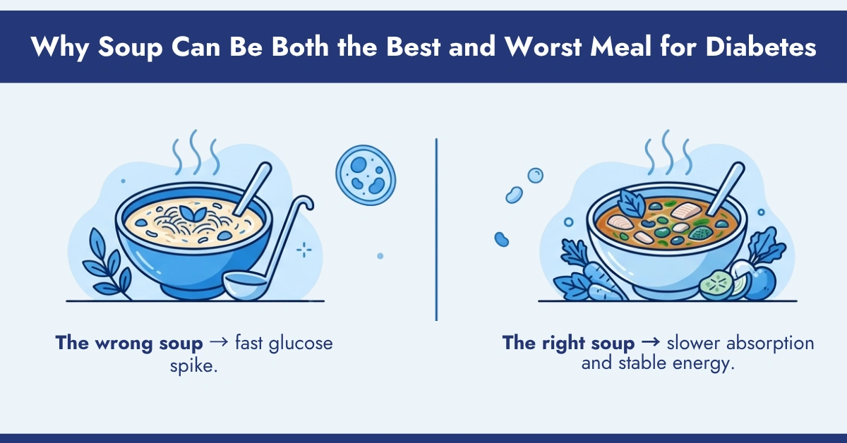 Why Soup Can Be Both the Best and Worst Meal for Diabetes